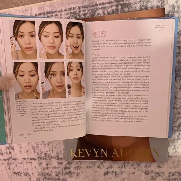 Kevyn Aucoin Face Forward Makeup Guide & Michelle Phan Makeup Books - Picture 9 of 12